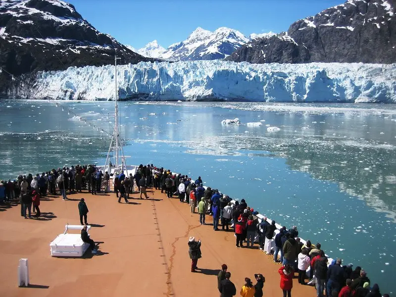 Glaciares de Alaska desde el crucero